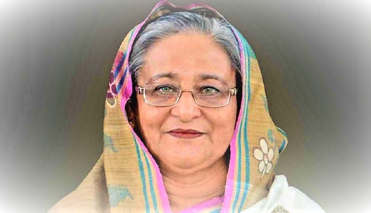 নিউইয়র্কে প্রধানমন্ত্রী শেখ হাসিনার ছবি