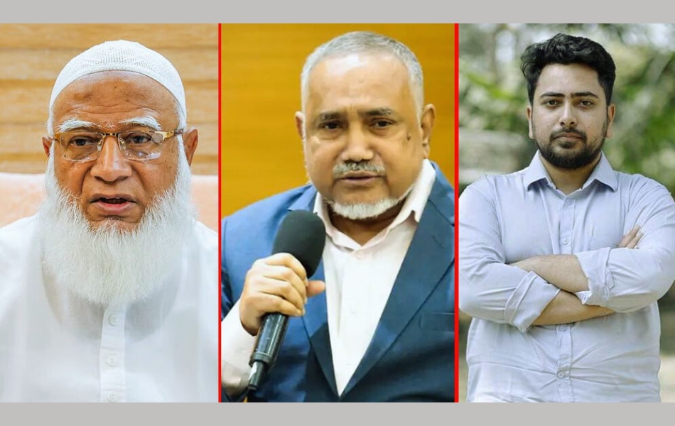 বিরোধী শিবিরের কাণ্ডারি শফিকুর রহমান: উপনেতা তাহের ও চিফ হুইপ নাহিদ ইসলাম