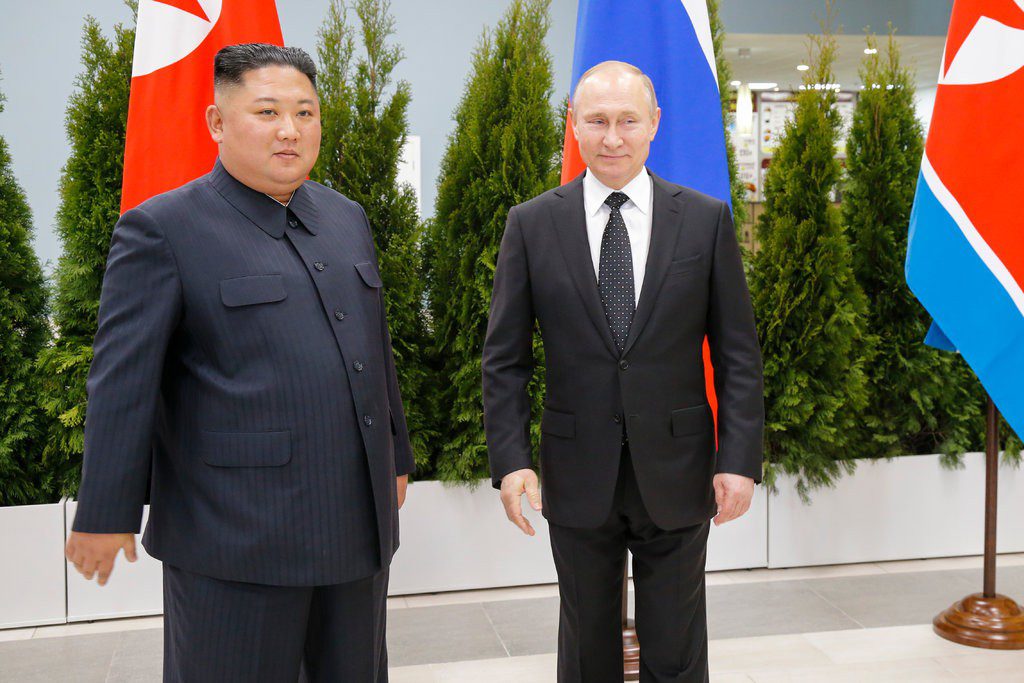 Kim Jong-un and Putin in Russia #paperslife